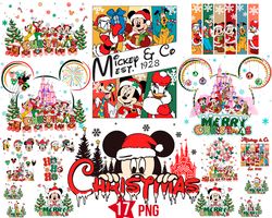Disney Christmas Ever Png, Merry Christmas Png, Mouse And Friends Christmas, Christmas Vibes, Family Christmas Png,