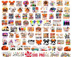 Disney Halloween Svg, Characters Halloween Svg, Mickey Friend Horror Characters Svg, Trick Or Treat Svg, Spooky Viby