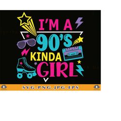 90s SVG, I'm a 90s kinda Girl Svg,1980s SVG, Cassette Tape SVG, 90s Gifts Svg, 90s Party Svg, Retro 90s Birthday,Files F