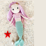 PDF CROCHET PATTERN Mermaid Doll Crochet Pattern // Amigurumi // Mermaid Crochet // Princess Crochet // Doll Crochet //