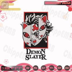 Demon Slayer Embroidery Design, Anime Embroidery Design, Machine Embroidery Designs, Instant Download