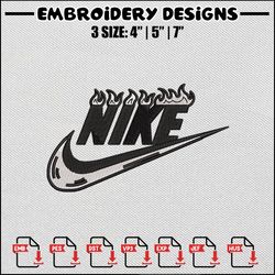 Nike black embroidery design, Nike embroidery, Nike design, Embroidery file, Embroidery shirt, Digital download