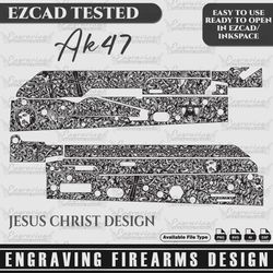 Engraving Firearms Design AK47 Jesus Design Full Build