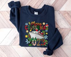 Christmas Cruisin' Crew 2023 Shirt, Christmas Cruise Shirt, Family Christmas Cruise Shirt, Group Christmas Cruise Shirt,