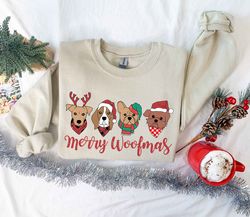 Christmas Dogs Sweatshirt, Dog Mom Shirt, Christmas Dogs Sweatshirt, Dogs Sweatshirt, Puppies Shirt, Christmas Sweatshir