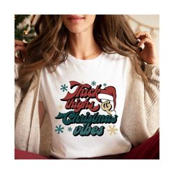 Thick thighs and Christmas vibes SVG cutting file, Christmas SVG, Christmas clipart, Silhouette files, cricut design, PN