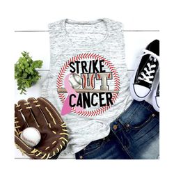 strikeout cancer sublimation background png file, sublimation designs, png files, digital download, baseball png, breast