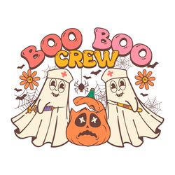 Boo Boo Crew Horror Nurse Pumpkin SVG File For Cricut