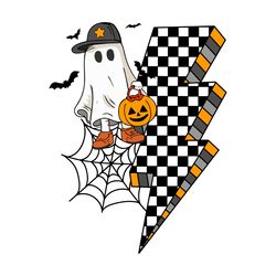 Retro Cute Boy Ghost Halloween Pumpkin SVG Download