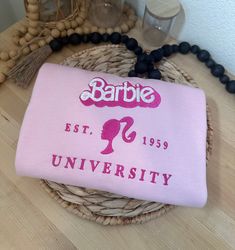 barbie university crewneck, barbie movie shirt, come on barbie shirt, margot robbie barbie, barbie 2023 shirt, barbie ma