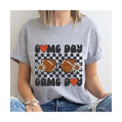 game day football png file, sublimation designs, png files, t-shirt designs, football clipart, football t-shirts, footba