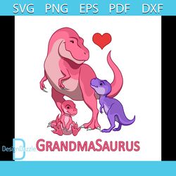grandmasaurus t rex dinosaur and grandchildren svg, family svg, grandmasaurus svg, grandchildren svg, grandma gift, nana