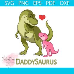 DaddySaurus T Rex Father & Baby Girl Dinosaurs svg, Family Svg, Daddysaurus Svg, T Rex Father SVg, Twin Baby Girl Dinosa