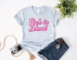 vintage doll barbie girl back to school shirt, retro back to school barbie girl tee, preppy back to school gift, first d