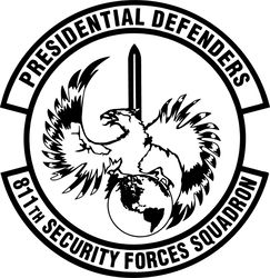 811 Security Forces Squadron svg emblem vector cnc router, cricut, laser cutting, laser engraving file