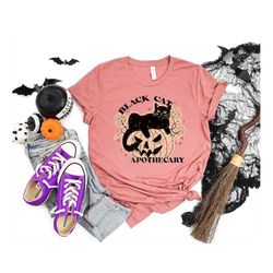 Halloween Boo Shirt,Black Cat Apothecary Shirt,Halloween Party,Halloween shirt,Hocus Pocus Shirt,Halloween Funny Shirt,H