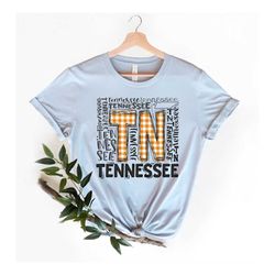 Tennessee Shirt,Tennessee Home Tee,ennessee State Map Shirt,Tennessee Travel Gifts,Tennessee Clothing,Tennessee Woman Sh