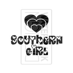 Southern Girl - Instant Download Image Files - SVG - PNG - JPG - Gif