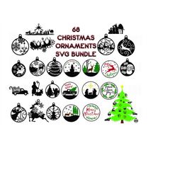 34 Christmas Ornaments SVG Bundle, Christmas Tree Toys SVG, Christmas SVG bundle, Christmas Tree Decorations svg, Silhou