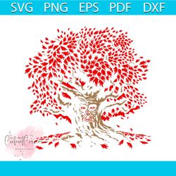 Winterfell Weirwood Game Of Throne Red Leaf Tree Svg