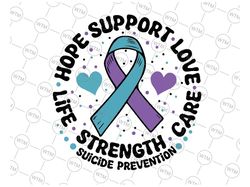 Suicide Prevention Hope Sport Love Care Strength Life Svg, Suicide Awareness Svg, Digital Download
