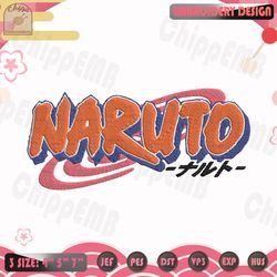 Naruto Embroidery Design, Anime Embroidery File, Machine Embroidery Designs, Instant Download