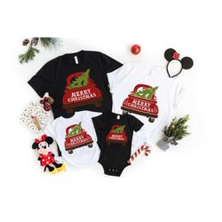 Christmas Truck Shirt,Christmas Truck Back Shirt,Merry Christmas,Matching Family ,Family Matching Shirt,Christmas Tree