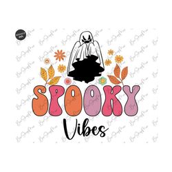 Spooky Vibes Png, Halloween Png, Fall Png, Sublimation Design Download