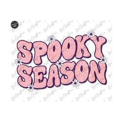 Spooky Season Png, Halloween Sublimation Png, Fall Png, Png for shirt, Retro Halloween Png Halloween Sublimation Design