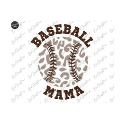 baseball mama leopard png, baseball mom shirt png, baseball clipart, game day png, baseball sublimation design transfer,