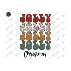 Retro Jolly Christmas PNG, Christmas Shirt PNG, Christmas Design For Women, Christmas Cut File, Digital Download