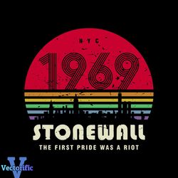 Pride Shirt 50th Anniversary Stonewall 1969 Was A Riot LGBTQ svg
