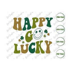 Happy Lucky Svg, St Patricks Day Svg, Digital Download