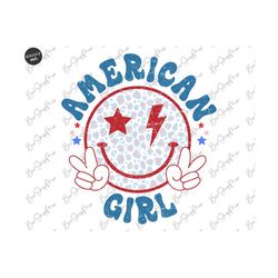 American Girl Png, 4th of July Png, Retro Png, USA Png, Mama Png, Mom Png, American Png, Sublimation Design Download
