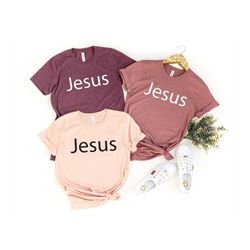 Jesus T-shirt, Jesus, Christian Shirt, Jesus Shirt, Vertical Cross, Cross, Jesus Cross, Religious Shirt, Church, Discipl