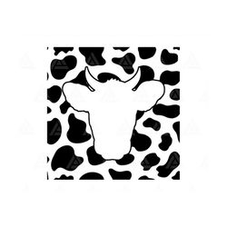 cow head svg, cow print svg, cow spots pattern, seamless animal print pattern, farmhouse svg. cut file cricut, png pdf,