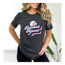 baseball shirt, baseball t-shirt, baseball shirt for women, sports mom shirt, mothers day gift, baseball mom shirt, retr