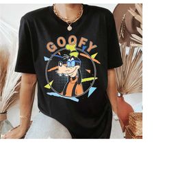 Disney Goofy 90's Portrait T-Shirt, A Goofy Movie Portrait Tee, Birthday Party Music Shirt, Couple Shirts, Disneyland Ma
