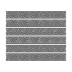 Ancient Greek Wave Pattern Svg, Roman Meander Pattern, Geometric Meandros Background. Cut File Cricut, Png Pdf Eps, Vect