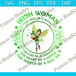 Irish woman the soul of a witch svg, Cartoon Svg, Tinker Bell Svg, Woman Svg, Cute Svg, Irish Svg, Adorable Svg, Cartoon