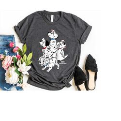 Disney 101 Dalmatians Group Shot Shirt, Dalmatians Dog Lover, Disneyland Holiday Vacation Gift Unisex Adult T-shirt Kid