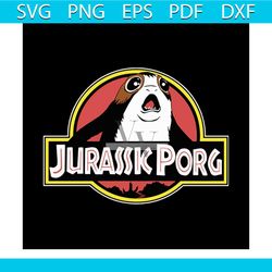 Jurassic Porg svg, Cartoon Svg, Starwars Svg, Animal Svg, Cute Svg, Jurassic Park Svg, Adorable Svg, Cartoon Vector, Car