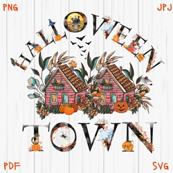 HalloweenTown Png , Halloweentown Svg, Halloween Alphbet Svg , Halloween Sublimation Png