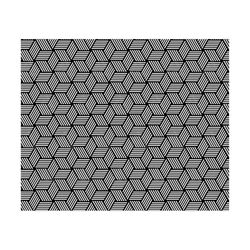 Striped 3d Cubes Pattern Svg, Seamless Block Pattern, Geometric Background. Cut file Cricut, Silhouette, Png Pdf Eps, Ve