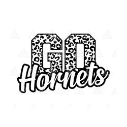 Go Hornets Leopard Svg, Go Hornets Football Svg, Run Hornets Svg, Cheer Mom T-Shirt. Cut File Cricut, Png Pdf, Vector, S