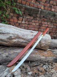 Hand Forged Japanese Full Tang Katanas: A Piece of History (Brown)
