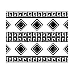 seamless greek wave diamond pattern svg, greek key pattern svg, roman meander pattern svg. cut file cricut, png pdf eps,