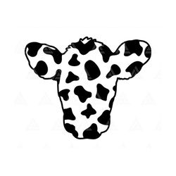 cow head svg, cow print svg, cow spots pattern, animal print pattern, farmhouse svg. cut file cricut, png pdf eps, vecto