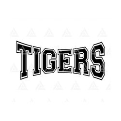 Tigers Svg, Go Tigers Team Svg, Run Tigers Svg, College Jersey Font, Game day. Cut File Cricut, Png Pdf Eps, Vector, Ste