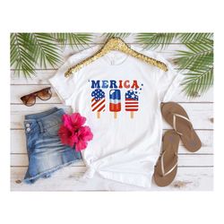 4th of July Shirt,Merica Shirt,Patriotic Popsicle Shirt,4th Of July Shirt,Independence Day Shirt,fourth of july ice crea